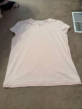 Athleta Girl Pale Pink Crewneck Tee